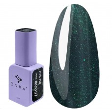 Гель-лак DNKa 0057 изумрудный с блестками 12 мл (GPDC0057)