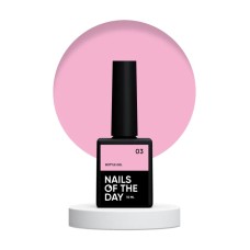 NAILSOFTHEDAY Bottle gel 03 – нежно-розовый сверхпрочный гель, 10 мл