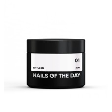 NAILSOFTHEDAY Bottle gel 01 – сверхпрочный белый гель, 30 мл