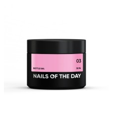 NAILSOFTHEDAY Bottle gel 03 – нежно-розовый сверхпрочный гель, 30 мл