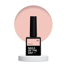 NAILSOFTHEDAY Bottle gel 04 – сверхпрочный гель (молочно-бежевый), 10 мл