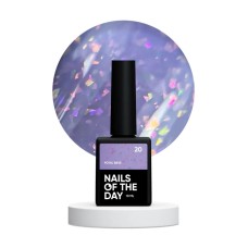 NAILSOFTHEDAY Potal base 20 – нежно-лиловая база из голографик стильной талью, 10 мл