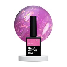 NAILSOFTHEDAY Potal base 23 – база фуксия из голографик стильной талью, 10 мл