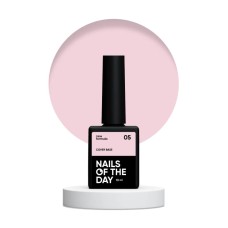 Nailsoftheday Cover base NEW Formula 05 – холодно-карамельное камуфлирующее базовое покрытие для ногтей, 10 мл.