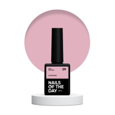 Nailsoftheday Cover base NEW Formula 09 – камуфлирующее базовое покрытие для ногтей цветом современного чуда, 10 мл.