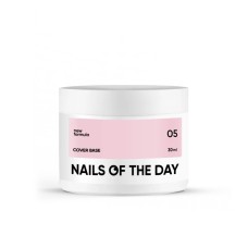 Nailsoftheday Cover base NEW Formula 05 — холодно-карамельное камуфлирующее базовое покрытие для ногтей, 30 мл