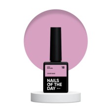 Nailsoftheday Cover base NEW Formula 18 – розовое камуфлирующее базовое покрытие для ногтей, 10 мл.