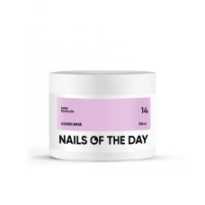 Nailsoftheday Cover base NEW Formula 14 — любимая камуфляжная база покрития для ночи, 30 мл