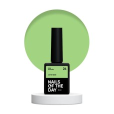 Nailsoftheday Cover base NEW Formula 24 – салатовое камуфлирующее базовое покрытие для ногтей, 10 мл.