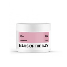 Nailsoftheday Cover base NEW Formula 09 – камуфлирующее базовое покрытие для ногтей цветом современного чуда, 30 мл.