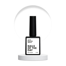 NAILSOFTHEDAY Let's special White – особый белый гель лак, перекрывающийся в один слой, 10 мл