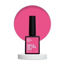 NAILSOFTHEDAY Let's special Pink – особый розовый гель лак для ногтей, перекрывающийся в один слой, 10 мл