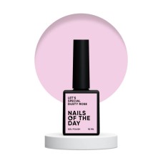 NAILSOFTHEDAY Let's special Dusty Rose – особый бдительно-розовый гель лак для ногтей, перекрывающийся в один слой, 10 мл