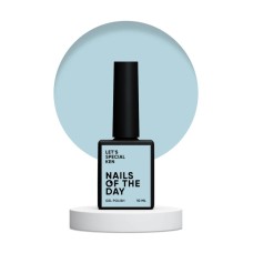 NAILSOFTHEDAY Let's special Ken – особый небесно-голубой гель для ногтей, перекрывающийся в один слой, 10 мл