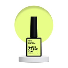 NAILSOFTHEDAY Let's special Lemonade — лимонный пастельный гель-лак для ногтей, перекрывающий в один слой, 10 мл