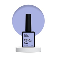 NAILSOFTHEDAY Let's special Lavender — лиловый гель-лак для ногтей, перекрывающий в один слой, 10 мл, 10 мл.