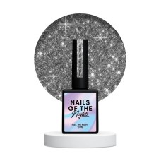 NAILSOFTHENIGHT Pina Colada gel polish - серый светоотражающий гель-лак для ногтей, 10 мл