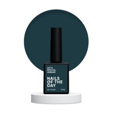 NAILSOFTHEDAY Let's special Urbane — серо-зеленый гель-лак для ногтей, перекрывающий в один слой, 10 мл.