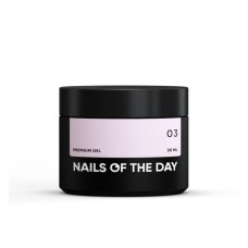 NAILSOFTHEDAY Premium gel 03 – строительный гель (молочно-розовый френч), 30 мл