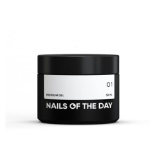 NAILSOFTHEDAY Premium gel 01 – молочный строительный гель, 30 мл