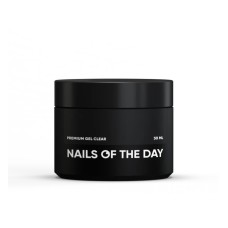 NAILSOFTHEDAY Premium gel clear – прозрачный строительный гель, 30 мл