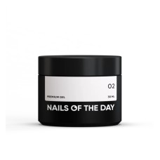 NAILSOFTHEDAY Premium gel 02 - молочно-розовый строительный гель, 30 мл