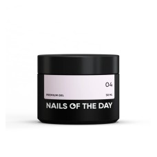 NAILSOFTHEDAY Premium gel 04 - строительный гель (светло-розовый френч), 30 мл