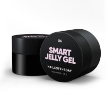 NAILSOFTHEDAY Smart Jelly gel 06 - лилово-розовый строительный гель желе для ногтей, 15 г