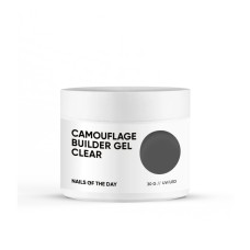 NAILSOFTHEDAY Camouflage builder gel clear – прозрачный густой камуфлирующий строительный гель для ногтей, 30 г