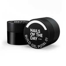 NAILSOFTHEDAY Build gel Potal 01 – молочный строительный гель с талью для ногтей, 15 мл