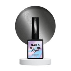 NAILSOFTHENIGHT Holographic Top Cat eye – голографический топ с эффектом кошачьего глаза для ногтей без липкого слоя, 10 мл