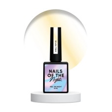 NAILSOFTHENIGHT Shell top 05 – жемчужный топ с золотым втиранием без липкого слоя, 10 мл