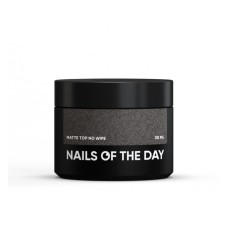 NAILSOFTHEDAY Matte top no wipe – матовый топ без липкого слоя для ногтей, 30 мл