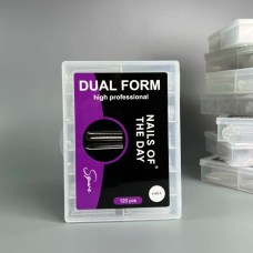 NAILSOFTHEDAY Dual Form Square (Type 5) – верхние формы квадрат для ногтей, 120 шт