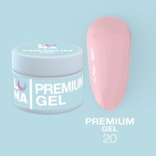 Гель для наращивания LunaMoon Premium Gel №20 15 мл