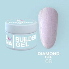 Гель для наращивания LunaMoon Diamond Gel №8 15 мл