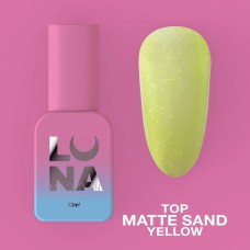 Топ LunaMoon Top Matte Sand Yellow 13 мл