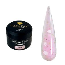 Гель для наращивания Crystal Professional Builder Gel Flower №4 30 мл