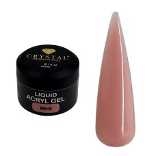 Гель Crystal Professional Liquid Acryl Gel №6 30 мл