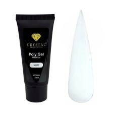 Гель Crystal Professional Poly Gel №White 30 мл