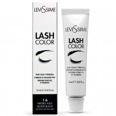 Краска для ресниц и бровей LeviSsime Lash Color 1.6 голубовато-черный 15 мл